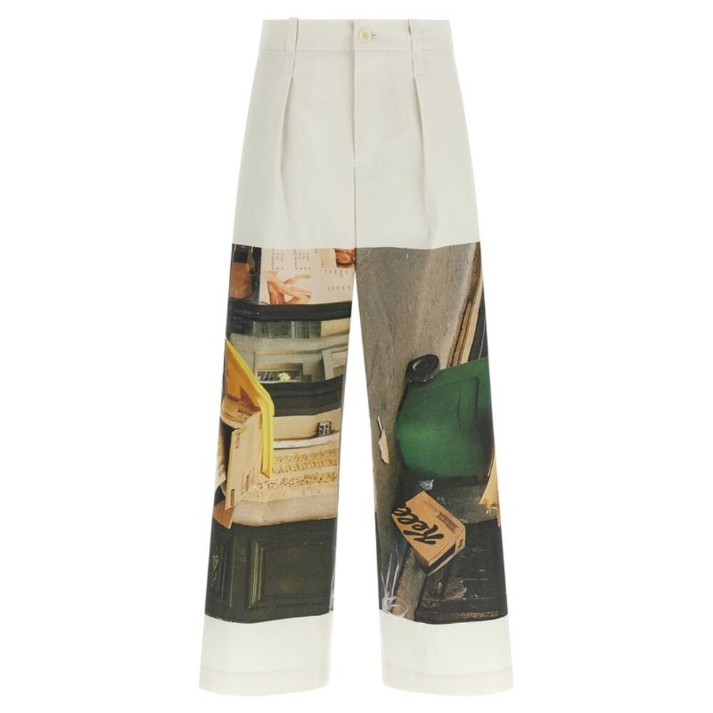 Issey Miyake White Polyamide Casual Women's Pants